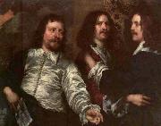 The Painter with Sir Charles Cottrell and Sir Balthasar Gerbier by William Dobson William Dobson